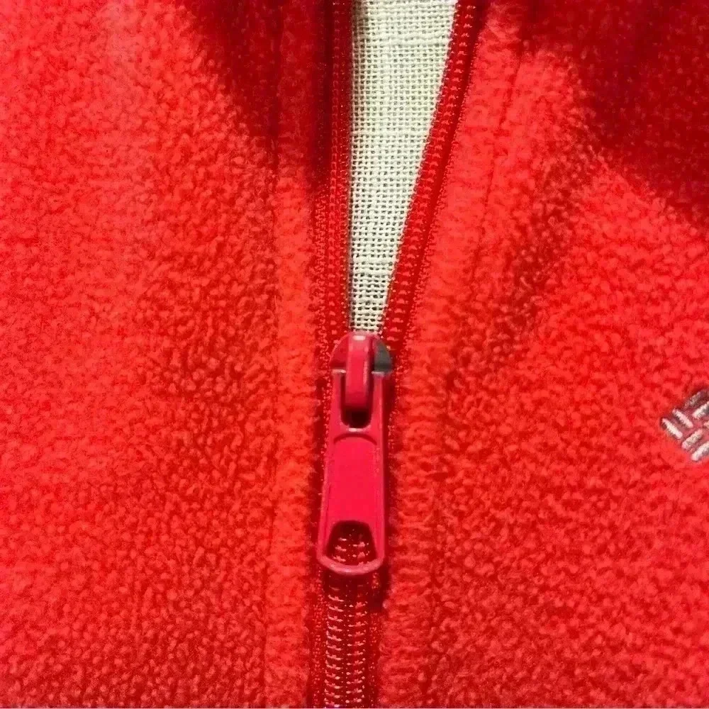 Columbia pink Pullover Fleece zip front with pockets - Picture 4 of 10